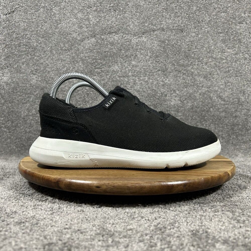 Kizik Madrid Eco-Knit Women’s Size 8 W Black Hands Free Slip On Athletic Shoes